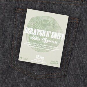 Scratch-n-Sniff - Hiba Cypress Naked & Famous Weird Guy Tag 31